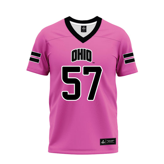 Ohio - NCAA Football : Nathan Hale - Pink Premium Football Jersey-0