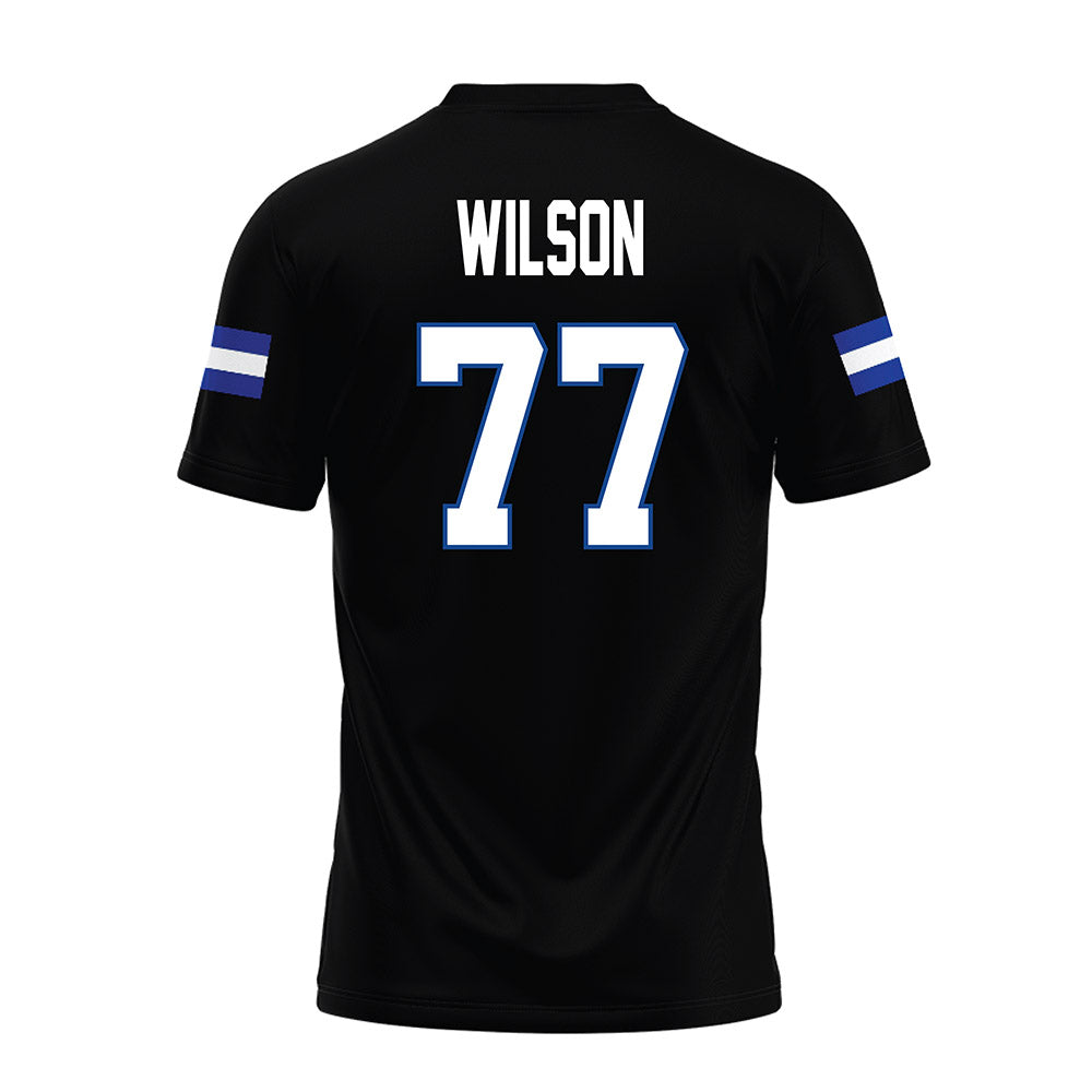 Grand Valley - NCAA Football : JJ Wilson - Black Premium Football Jersey-1