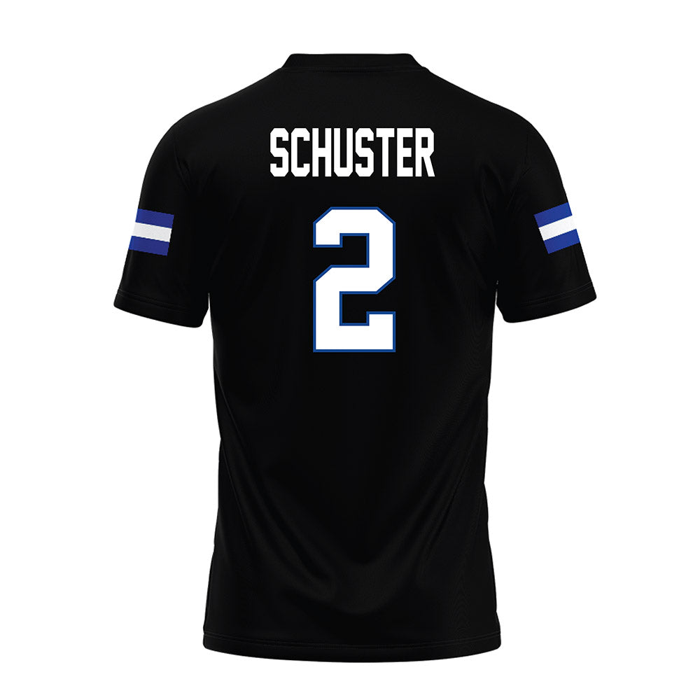 Grand Valley - NCAA Football : Andrew Schuster - Black Premium Football Jersey-1