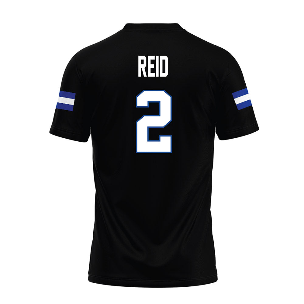 Grand Valley - NCAA Football : Tariq Reid - Black Premium Football Jersey-1