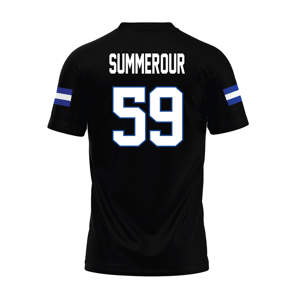 Grand Valley - NCAA Football : Cameron Summerour - Black Premium Football Jersey-1