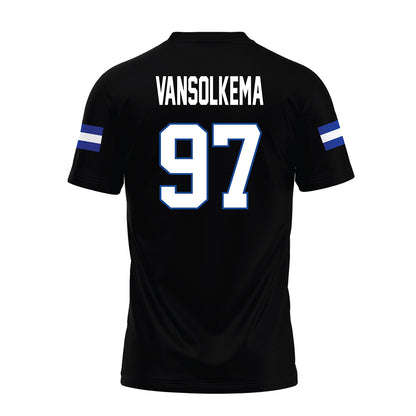 Grand Valley - NCAA Football : Camren VanSolkema - Black Premium Football Jersey-1
