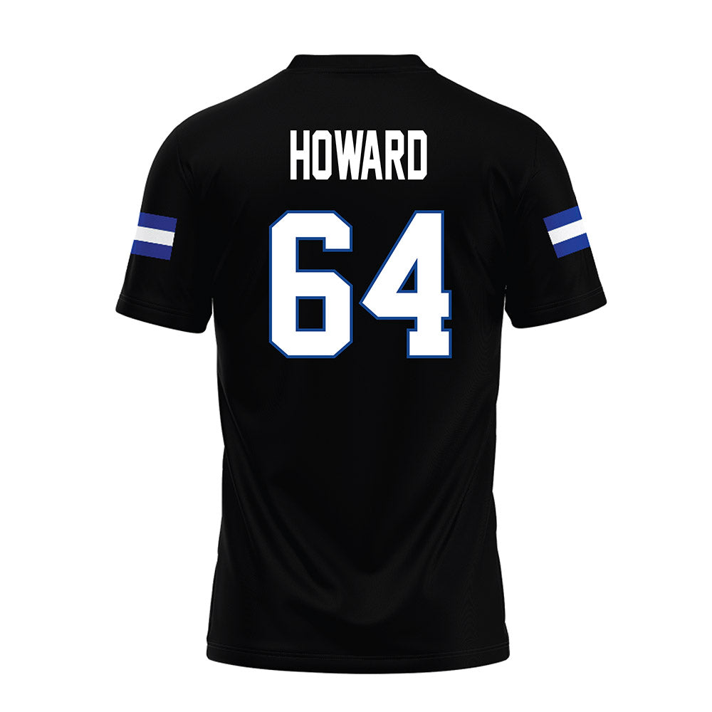 Grand Valley - NCAA Football : Barry Howard - Black Premium Football Jersey-1