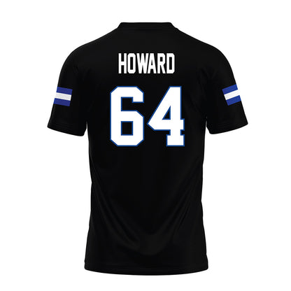 Grand Valley - NCAA Football : Barry Howard - Black Premium Football Jersey-1