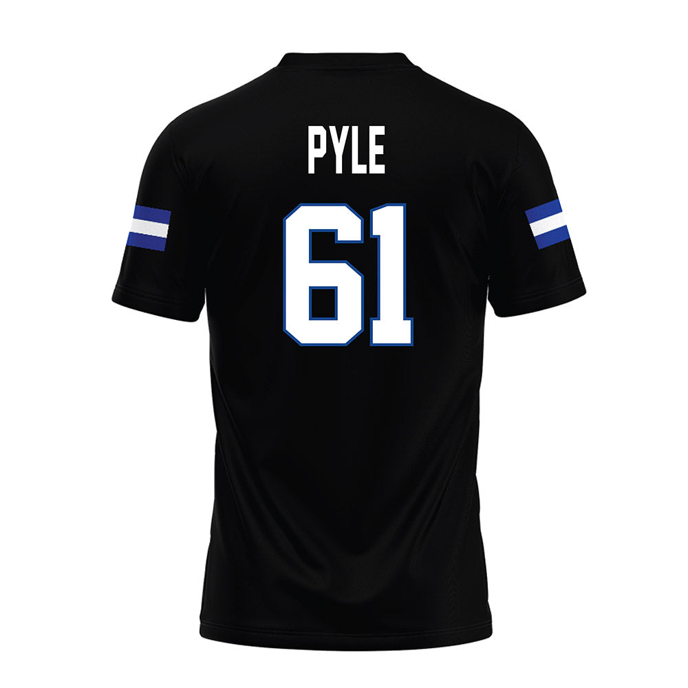Grand Valley - NCAA Football : Cooper Pyle - Black Premium Football Jersey-1