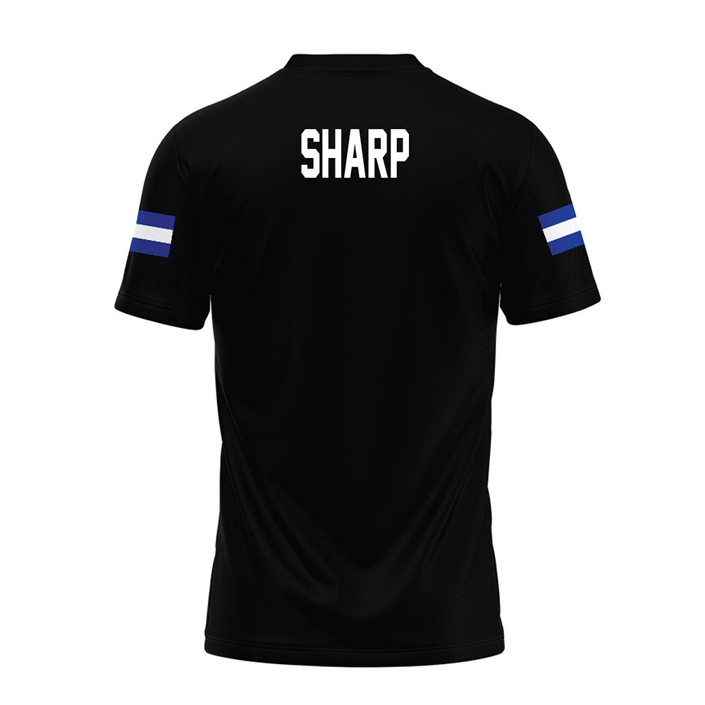 Grand Valley - NCAA Football : Miles Sharp - Black Premium Football Jersey-1