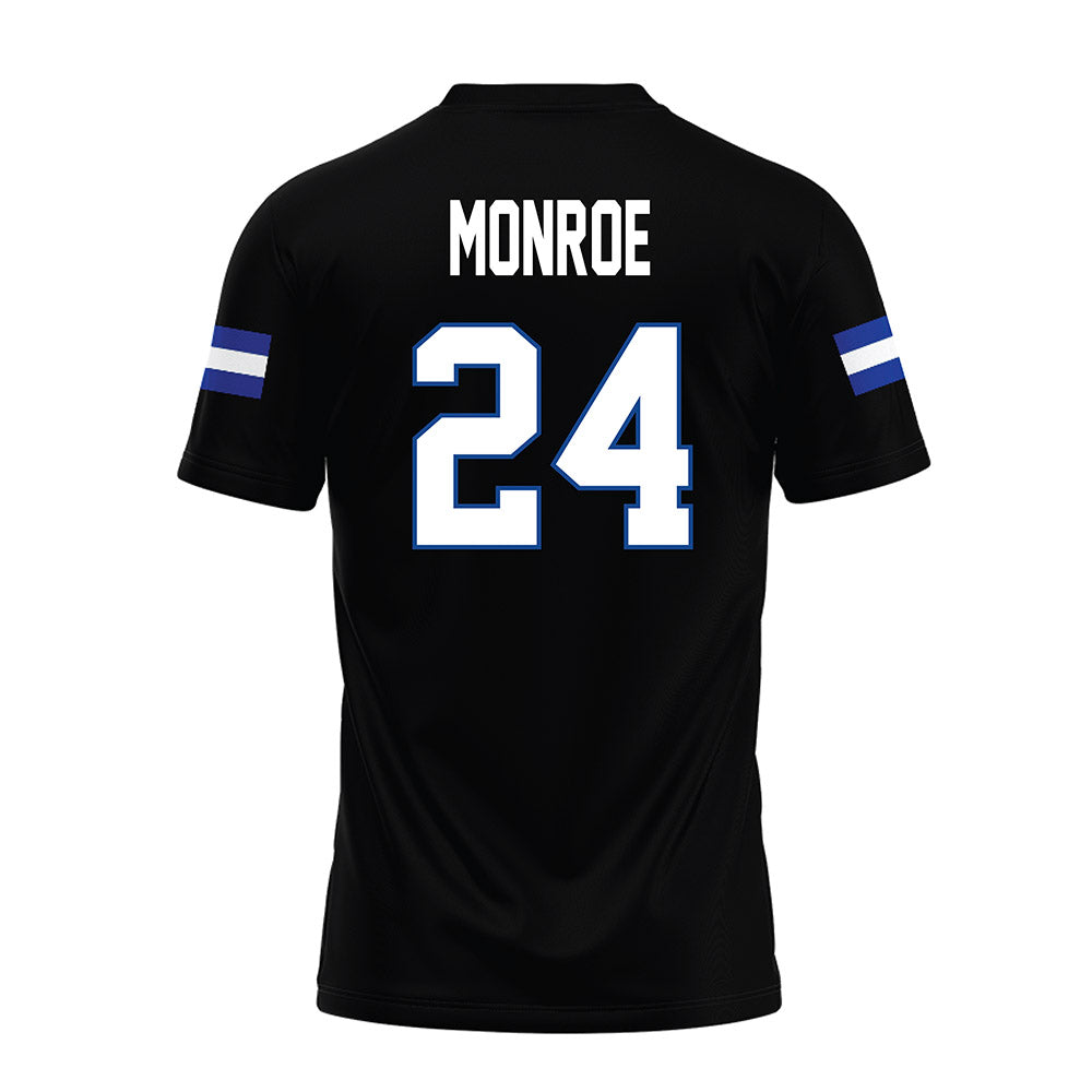 Grand Valley - NCAA Football : Deondray Monroe - Black Premium Football Jersey-1