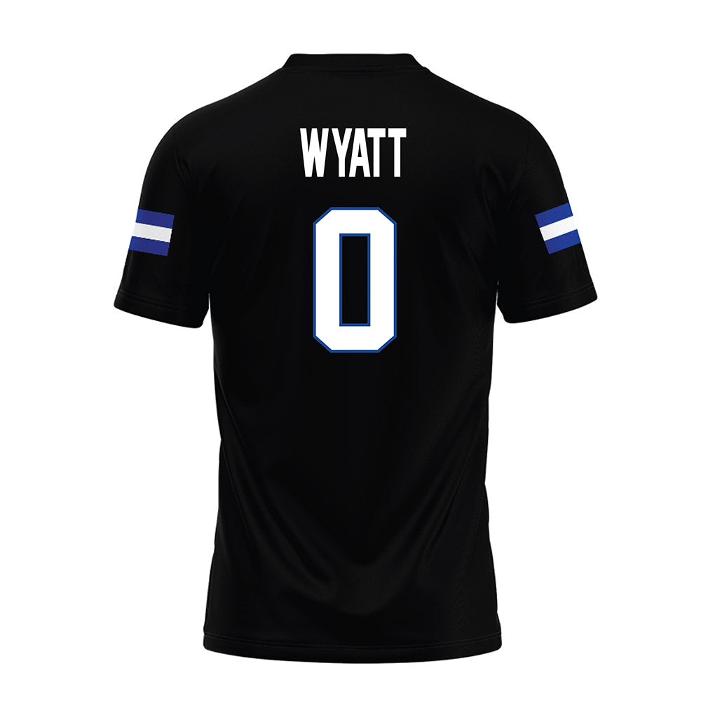 Grand Valley - NCAA Football : Torian Wyatt - Black Premium Football Jersey-1