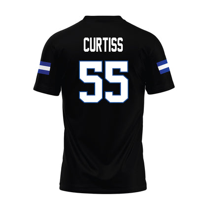 Grand Valley - NCAA Football : Evan Curtiss - Black Premium Football Jersey-1