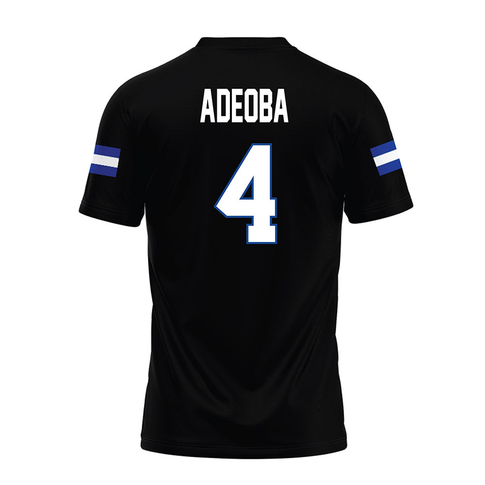 Grand Valley - NCAA Football : Dammy Adeoba - Black Premium Football Jersey-1
