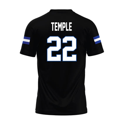 Grand Valley - NCAA Football : Troy Temple - Black Premium Football Jersey-1