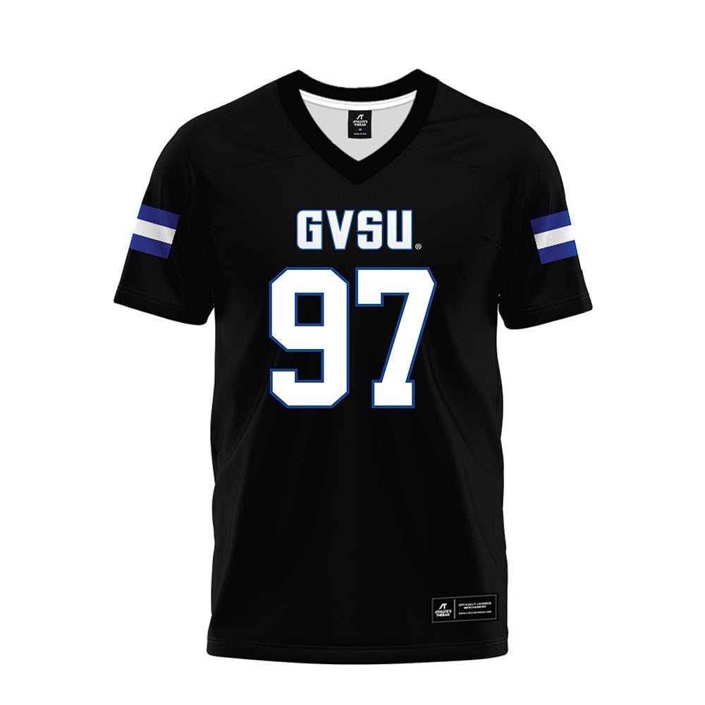 Grand Valley - NCAA Football : Camren VanSolkema - Black Premium Football Jersey-0
