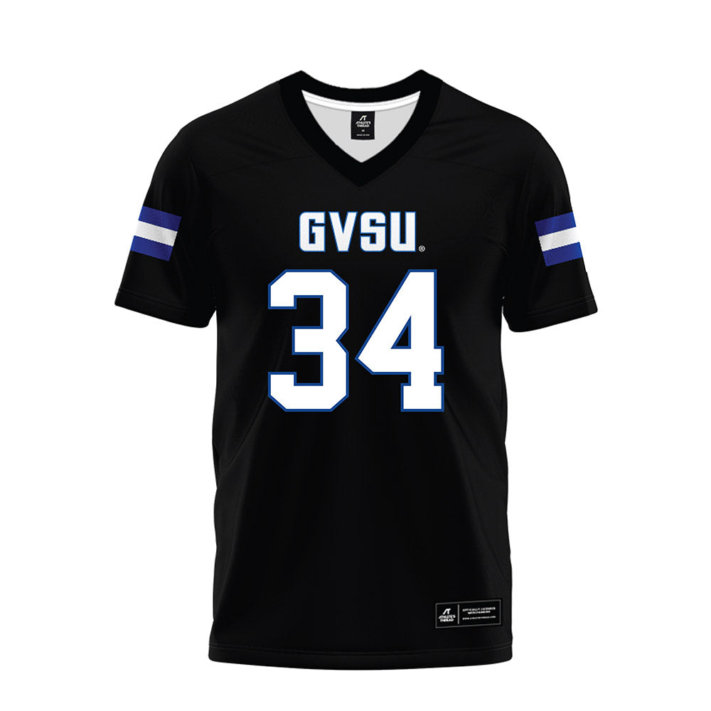 Grand Valley - NCAA Football : Keegan Sell - Black Premium Football Jersey-0