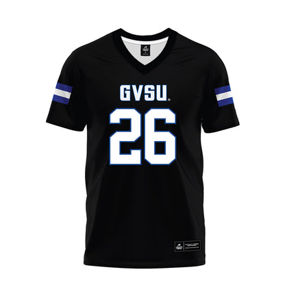 Grand Valley - NCAA Football : Syone Usma-Harper - Black Premium Football Jersey-0