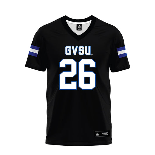 Grand Valley - NCAA Football : Syone Usma-Harper - Black Premium Football Jersey-0