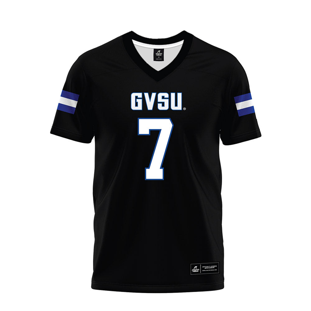 Grand Valley - NCAA Football : Derek Rood - Black Premium Football Jersey-0