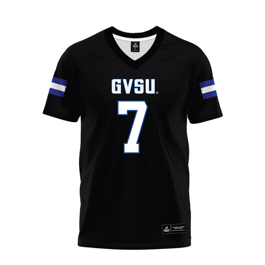 Grand Valley - NCAA Football : Derek Rood - Black Premium Football Jersey-0