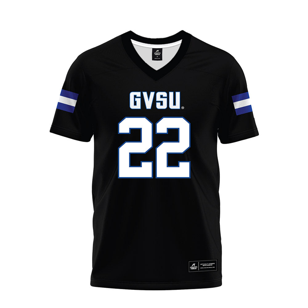 Grand Valley - NCAA Football : Troy Temple - Black Premium Football Jersey-0