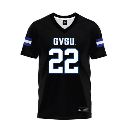 Grand Valley - NCAA Football : Troy Temple - Black Premium Football Jersey-0