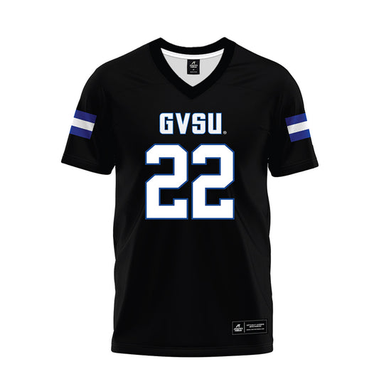 Grand Valley - NCAA Football : Troy Temple - Black Premium Football Jersey-0