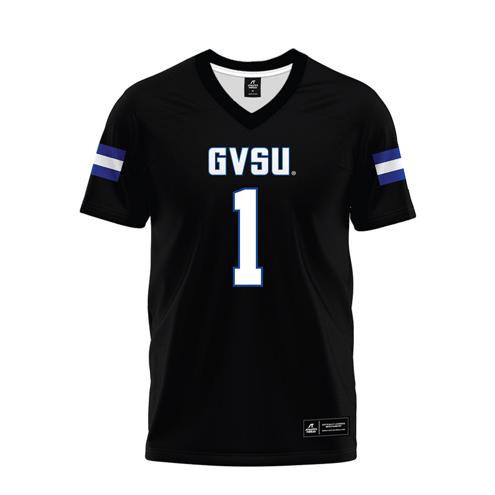 Grand Valley - NCAA Football : Jason Hardy - Black Premium Football Jersey-0