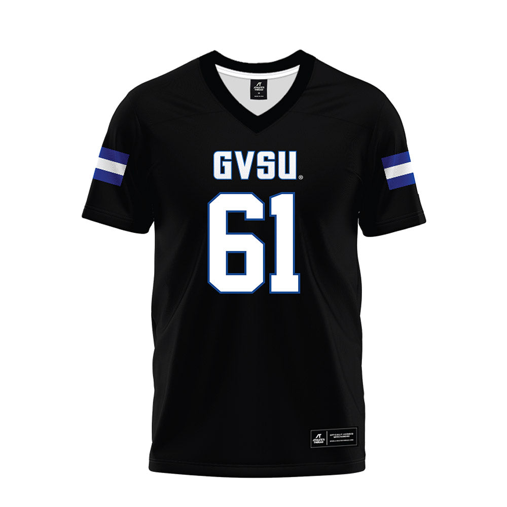 Grand Valley - NCAA Football : Cooper Pyle - Black Premium Football Jersey-0
