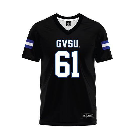 Grand Valley - NCAA Football : Cooper Pyle - Black Premium Football Jersey-0
