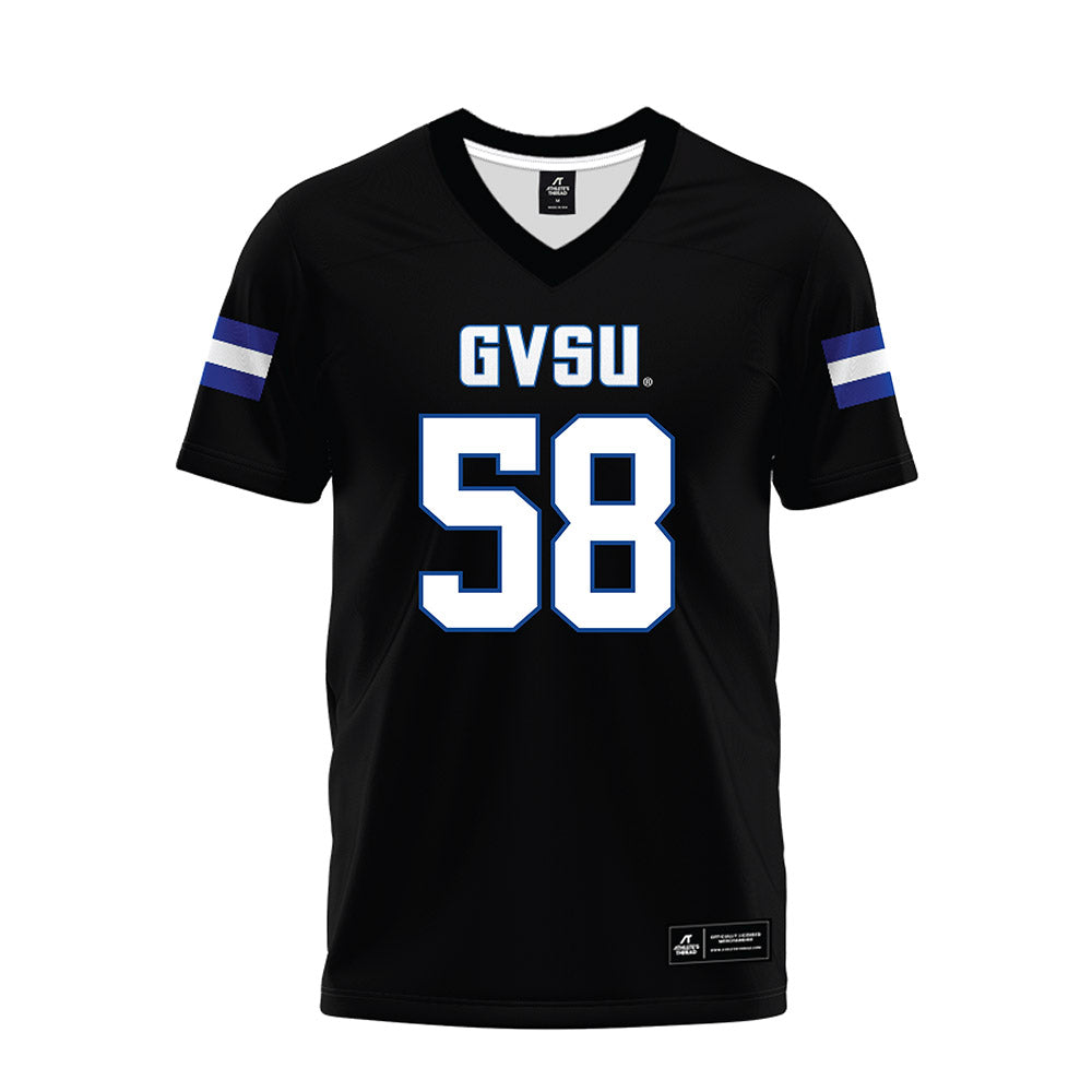 Grand Valley - NCAA Football : Colton Bila - Black Premium Football Jersey-0
