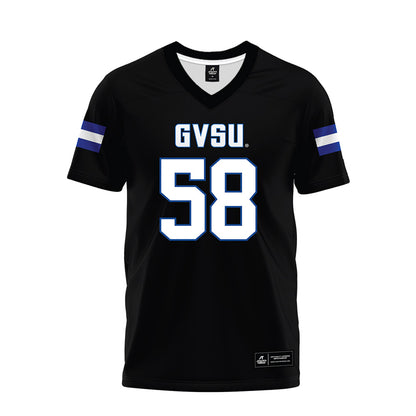Grand Valley - NCAA Football : Colton Bila - Black Premium Football Jersey-0