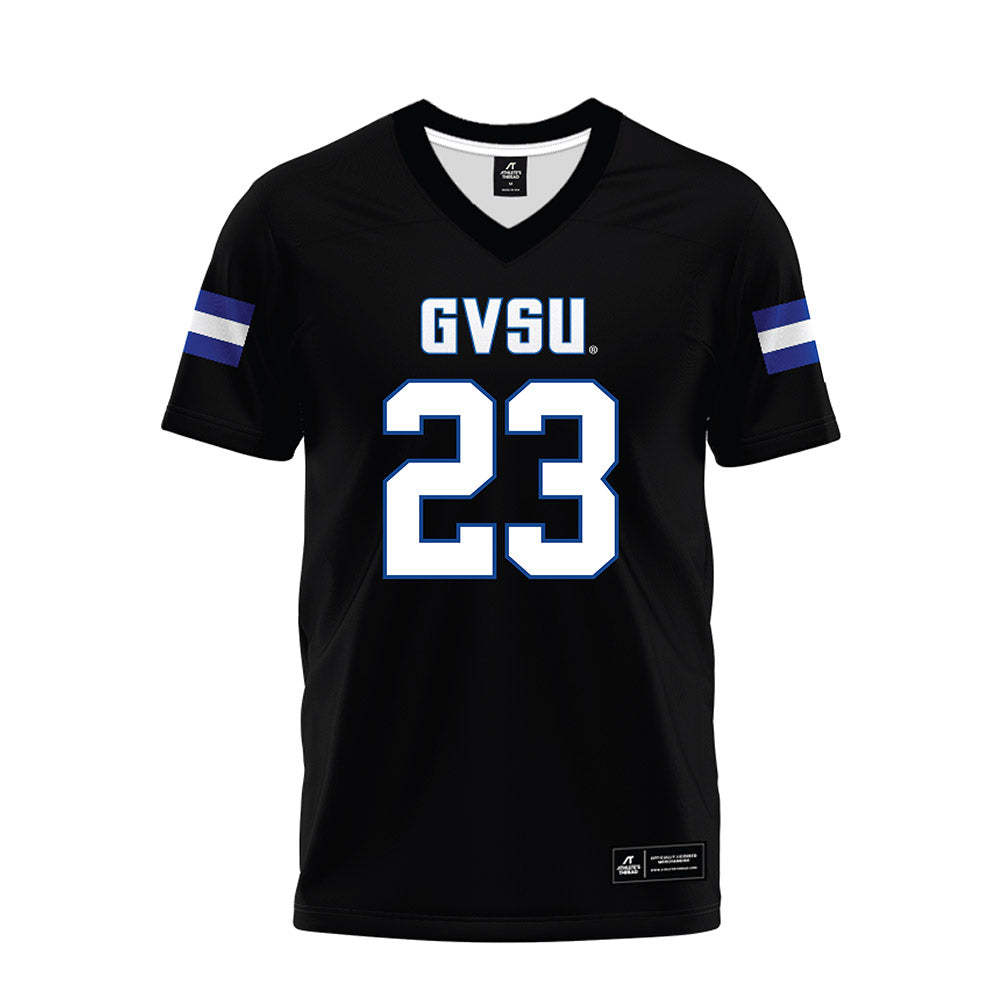 Grand Valley - NCAA Football : Maximus Cavanaugh - Black Premium Football Jersey-0
