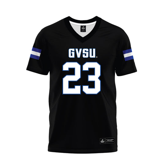 Grand Valley - NCAA Football : Maximus Cavanaugh - Black Premium Football Jersey-0