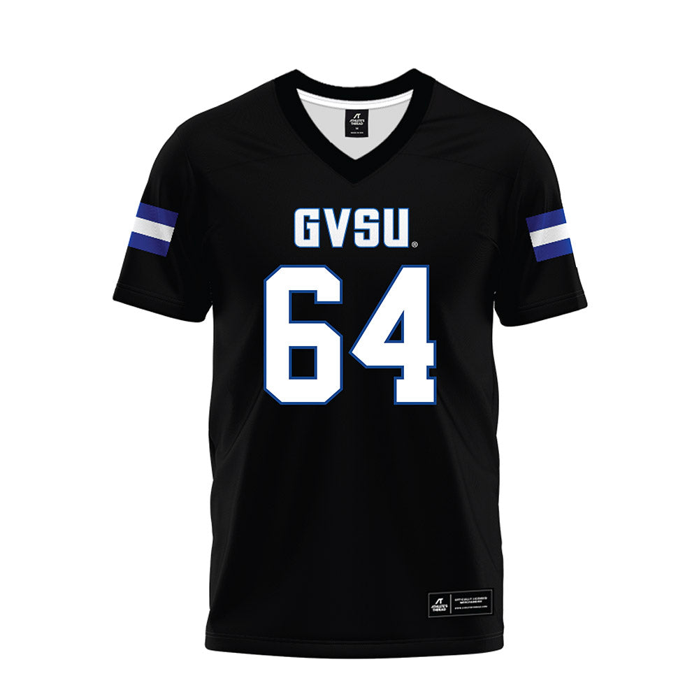 Grand Valley - NCAA Football : Barry Howard - Black Premium Football Jersey-0