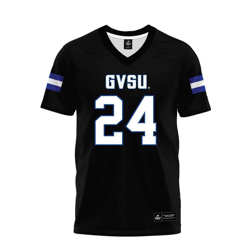 Grand Valley - NCAA Football : Deondray Monroe - Black Premium Football Jersey-0