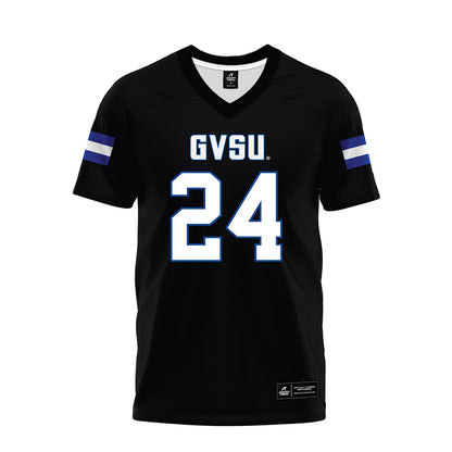 Grand Valley - NCAA Football : Deondray Monroe - Black Premium Football Jersey-0