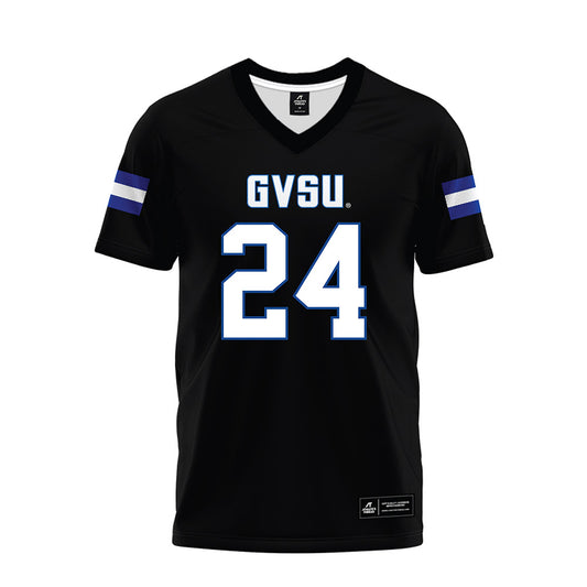 Grand Valley - NCAA Football : Deondray Monroe - Black Premium Football Jersey-0