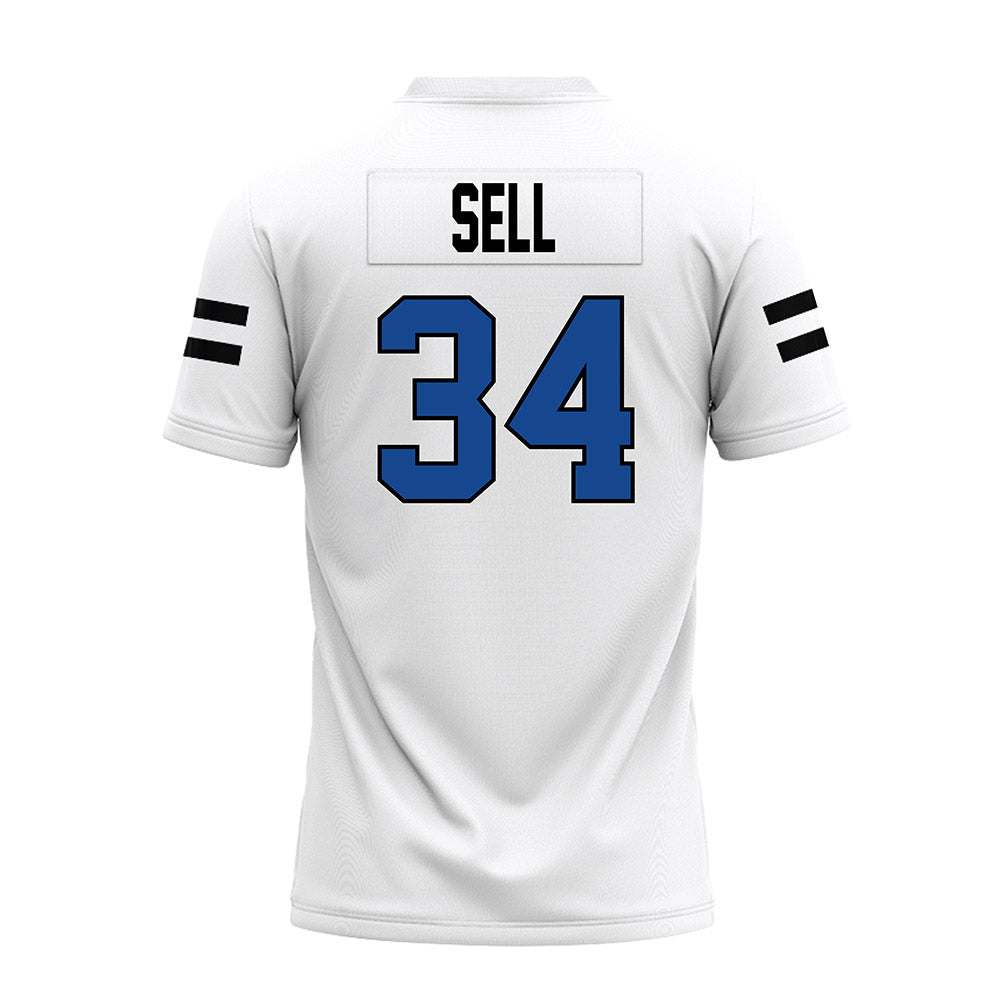 Grand Valley - NCAA Football : Keegan Sell - White Premium Football Jersey-1