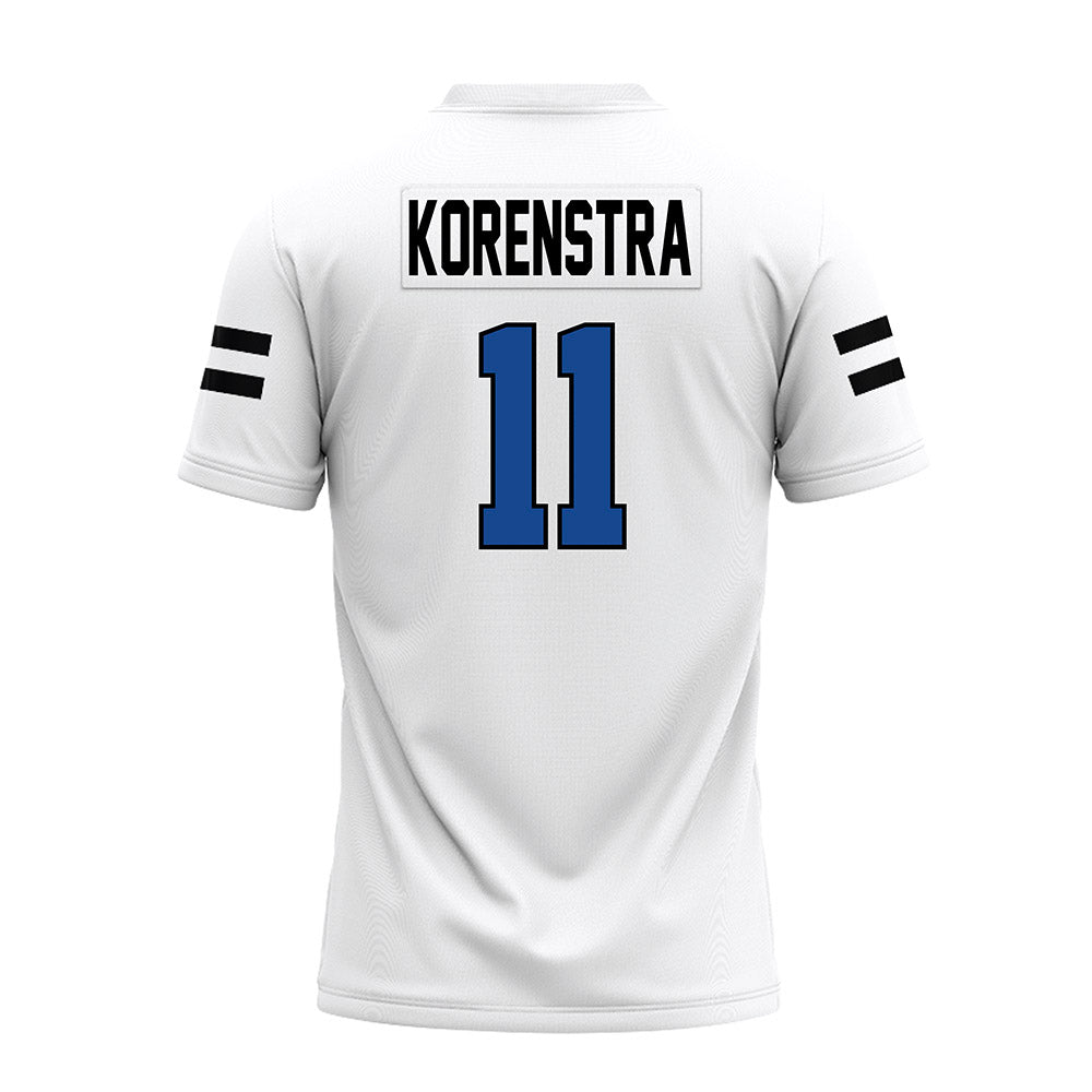 Grand Valley - NCAA Football : Will Korenstra - White Premium Football Jersey-1