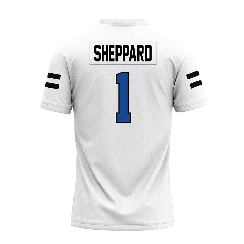 Grand Valley - NCAA Football : Keshawn Sheppard - White Premium Football Jersey-1