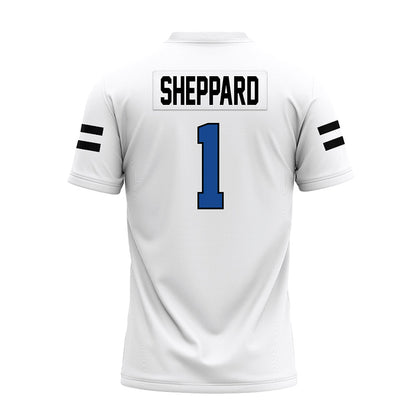 Grand Valley - NCAA Football : Keshawn Sheppard - White Premium Football Jersey-1