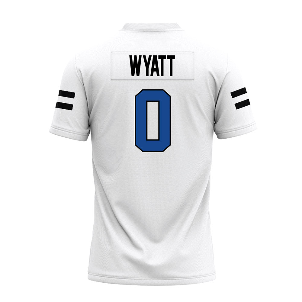 Grand Valley - NCAA Football : Torian Wyatt - White Premium Football Jersey-1