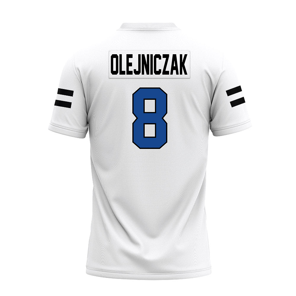 Grand Valley - NCAA Football : Zak Olejniczak - White Premium Football Jersey-1