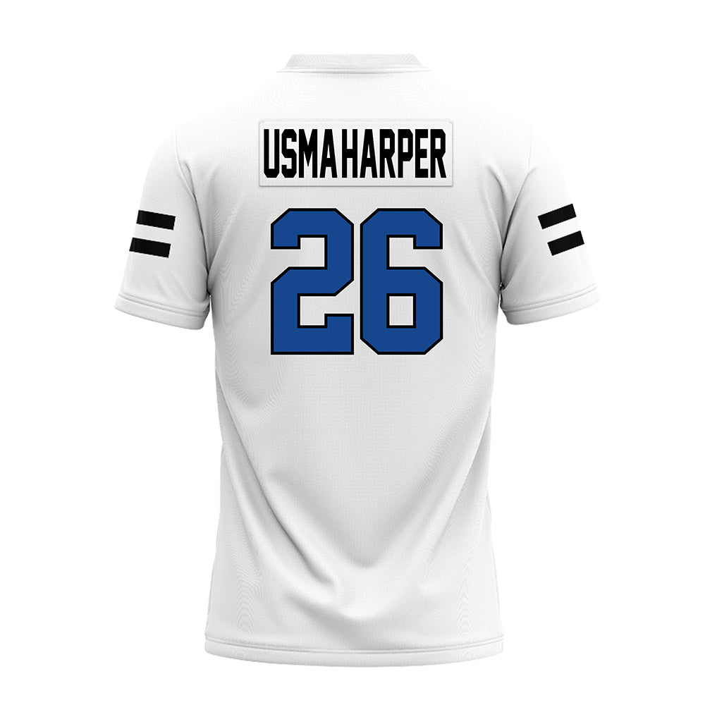 Grand Valley - NCAA Football : Syone Usma-Harper - White Premium Football Jersey-1