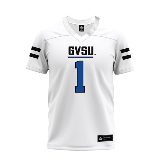 Grand Valley - NCAA Football : Keshawn Sheppard - White Premium Football Jersey-0
