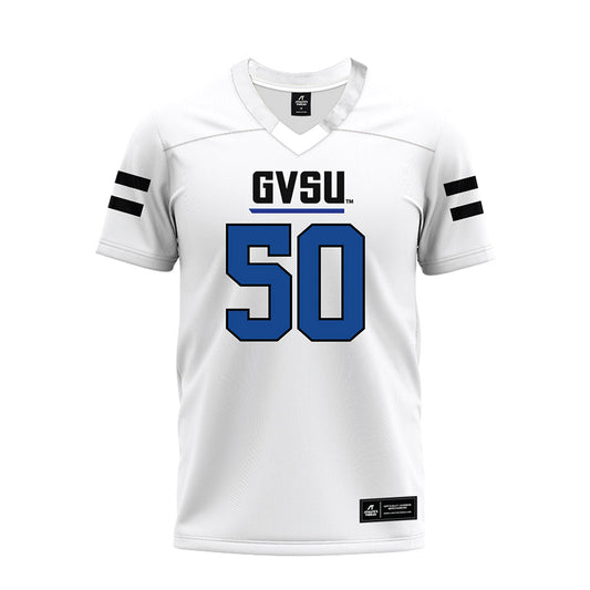 Grand Valley - NCAA Football : Trey Szykowny - White Premium Football Jersey-0