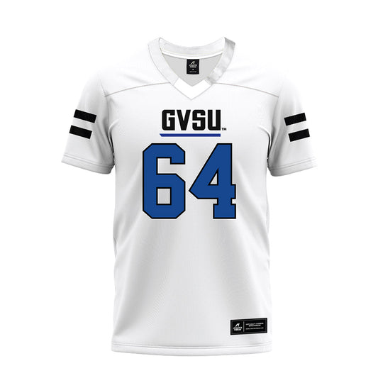 Grand Valley - NCAA Football : Barry Howard - White Premium Football Jersey-0