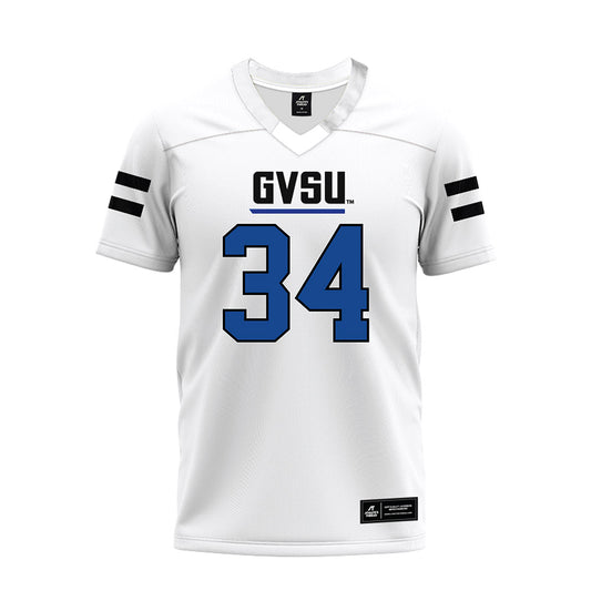 Grand Valley - NCAA Football : Cole Patritto - White Premium Football Jersey-0