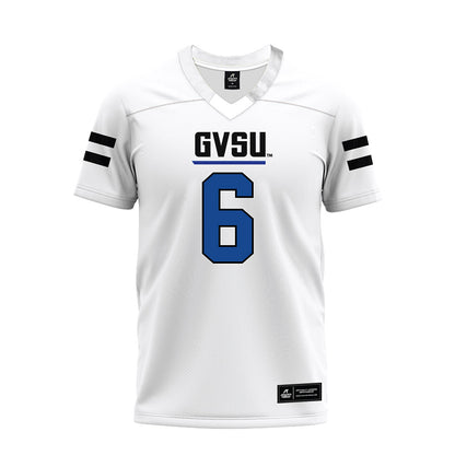 Grand Valley - NCAA Football : Bryce Hurley - White Premium Football Jersey-0