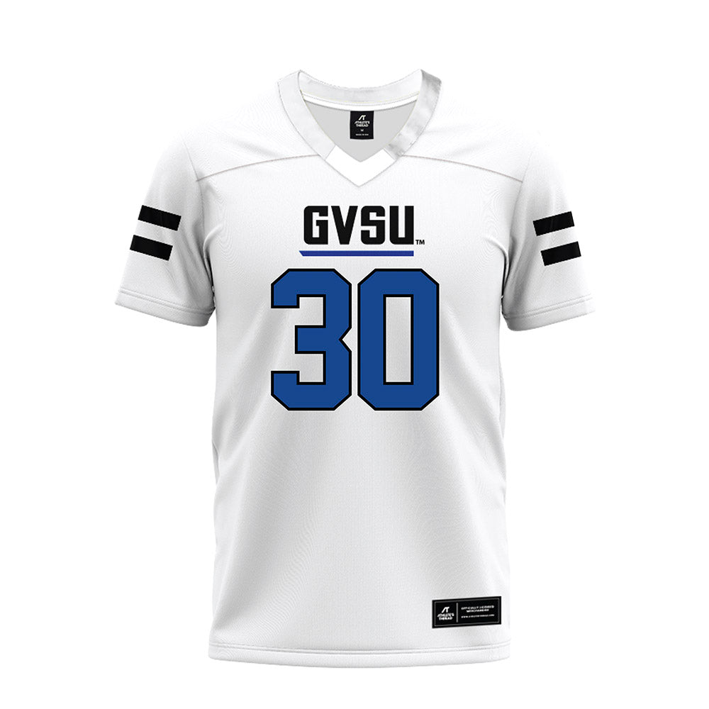 Grand Valley - NCAA Football : Cameron Summerour - White Premium Football Jersey-0