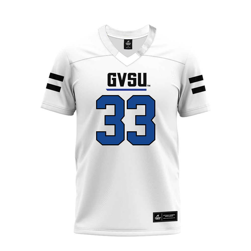 Grand Valley - NCAA Football : Dreshaun Johnson - White Premium Football Jersey-0