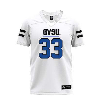 Grand Valley - NCAA Football : Dreshaun Johnson - White Premium Football Jersey-0